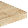 Dining Table 140x70x76 cm Rough Mango Wood Image 5
