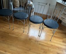4 Iron Chairs for Restoration. Reduced.