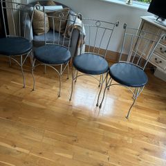 4 Iron Chairs for Restoration. Reduced.