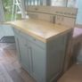 Beautiful Sage Green Kitchen Island / Freestanding Cabinet Image 5