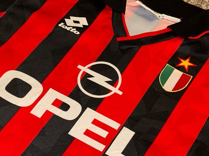AC Milan Franco Baresi football jersey shirt 1994 1995
