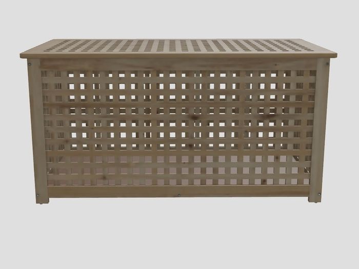 Storage table, acacia