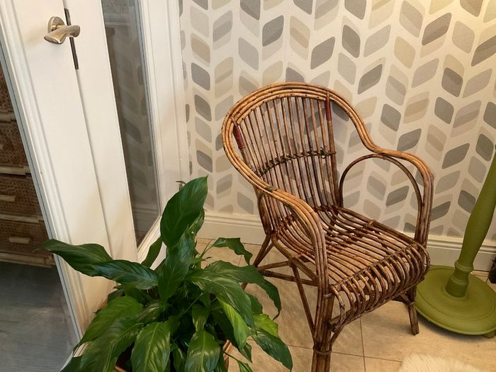 Vintage Bamboo & Rattan Chair