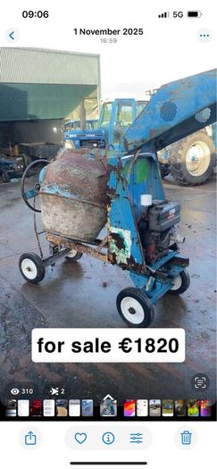 cement mixer