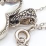 Reversible Marcasite And Mother Of Pearl Silver Necklace Image 4