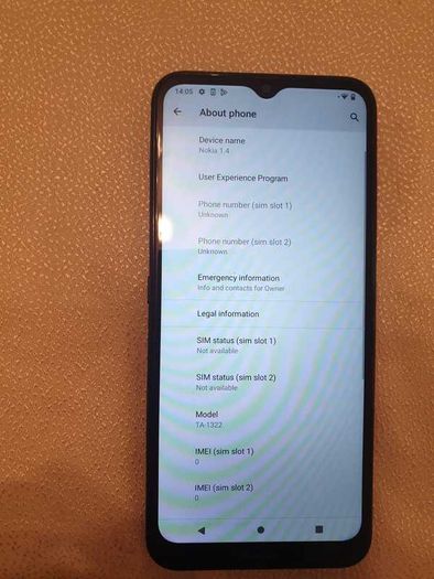 Nokia 1.4, for parts or repair