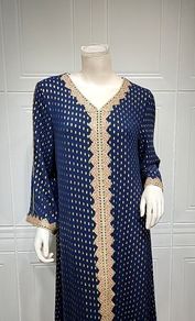 Brand New Ladies' Summer Long Dress/Maxi/Kaftan Embroidered
