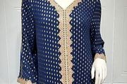 Brand New Ladies' Summer Long Dress/Maxi/Kaftan Embroidered