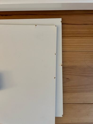 IKEA ELGA Wardrobe with glass sliding doors