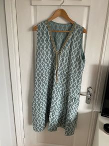 Ladies Italian sage green summer dress