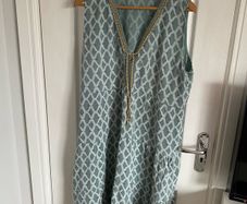 Ladies Italian sage green summer dress