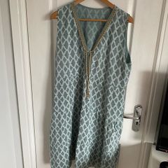 Ladies Italian sage green summer dress