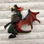 Rich Boxer Mythical Magic Fantasy Dragon Figure approx. 12 cm. Used Please see photos Image 3
