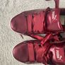 Puma Metallic Burgundy Trainers Image 2