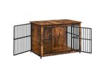 Dog cage up to 32 kg with 2 doors Dog Crate Dog Cage Furniture, Side Table, Dog Box, Modern Indoor Dog Kennel for Dogs up to 32 kg, Heavy Duty, Closed Base, Dog House, 2 Doo