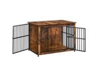 main image for ad Dog cage up to 32 kg with 2 doors Dog Crate Dog Cage Furniture, Side Table, Dog Box, Modern Indoor Dog Kennel for Dogs up to 32 kg, Heavy Duty, Closed Base, Dog House, 2 Doo