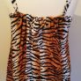 Dorothy Perkins Ladies Multi Colour Tiger Print Bow Back Top. New With Tags RRP 32 Euro. Size 10 Image 2