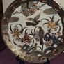 Vintage Japanese Lovebirds Satsuma Plate Image 2