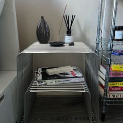 JYSK UDBY chrome pedestal / bed table