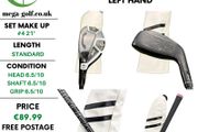 Taylormade M1 2016 Hybrid / #4 21 Degree / Fujikura Pro 80H Senior / Left Hand