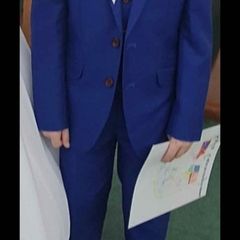 Boys communion suit & Tommy Hilfiger high tops