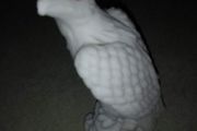 old eagle figurine .
