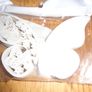 Hollow Butterfly Cup Cards/ Decoration Wine Glass x 5Pkts Image 3