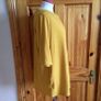 Yours Ladies Mustard Yellow ribbed short sleeve t shirt Uk 20 postage included Image 2
