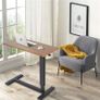 Large Rolling Overbed Laptop Desk Height Adjustable Table Stand for Hospital US Bedside Tray Image 3