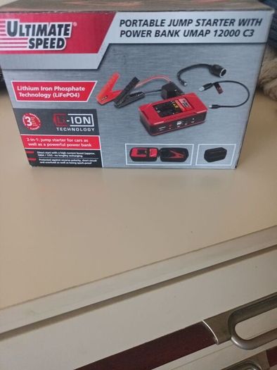 Portable Jump Starter with Power Bank 12000