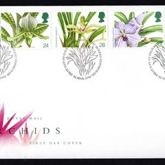 1993 Great Britain Orchids Conference Commemorative Stamps Royal Mail Addressed First Day Cover (FDC)