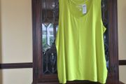 SAMOON. SALE.  Citronella basic vest top from Samoon  length is 33 inches.  Size 28