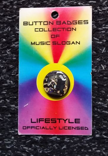 Vintage Gangsta , Rapper , Hip-Hop Music Button Badge
