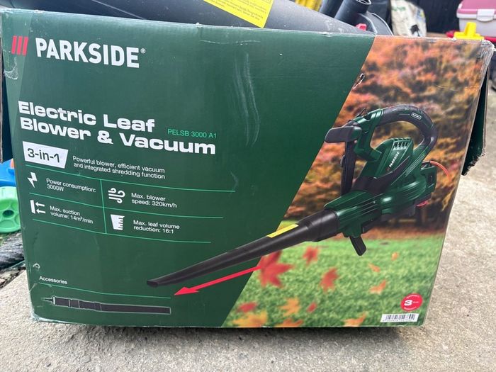 Lidl Parkside - Electric leaf blower and vacuum