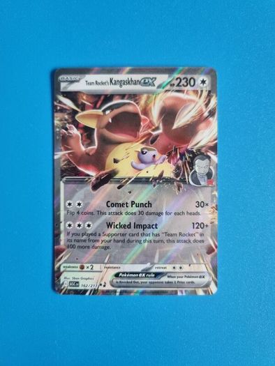 Team Rockets Kangaskhan Ex Pokemon Card from Destined Rivals