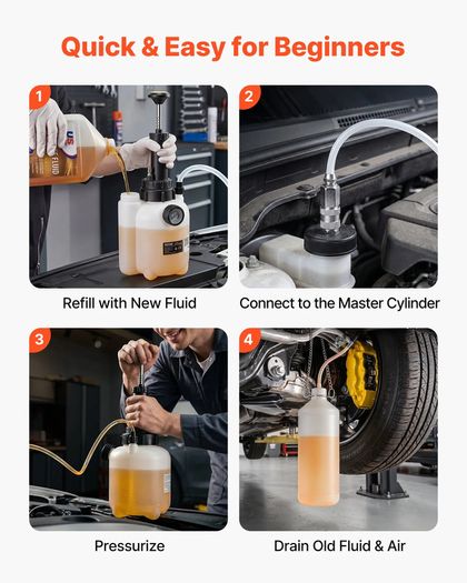 3L Brake Bleeder Kit Manual Brake Fluid Bleede