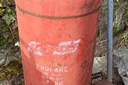 Empty Propane Gas Cylinders