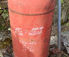 Empty Propane Gas Cylinders
