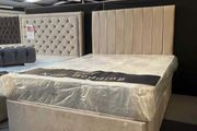 Double bed beds having headboard mattress Drawers optional
