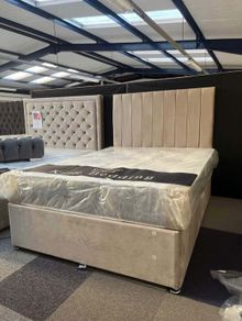 Double bed beds having headboard mattress Drawers optional