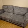 Two grey fabric sofas Image 2