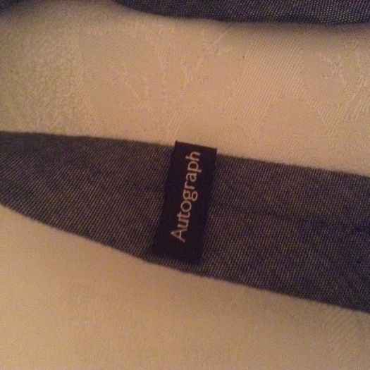 Boys grey autograph tie