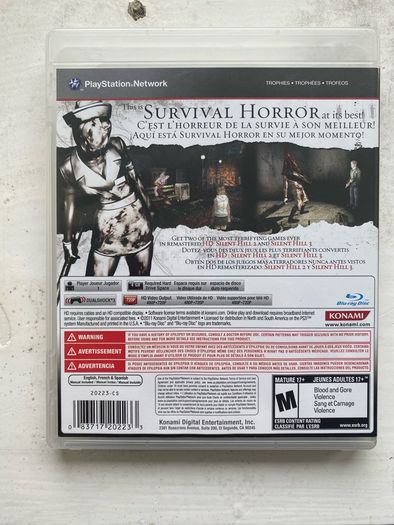 Silent Hill HD Collection Ps3