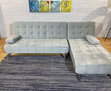 Sleep in Style  Nordic Corner Sofa Bed