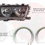BMW E46 E36 High Power SMD LED Angel Eye Rings Image 9