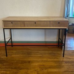 wooden console table