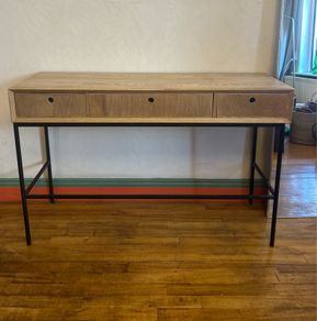 wooden console table