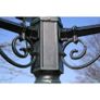 Garden Light Post 3-arms 215 cm Dark Green/Black Aluminium Image 4