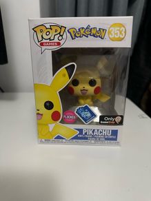 Pikachu Flocked Funko Pop #353