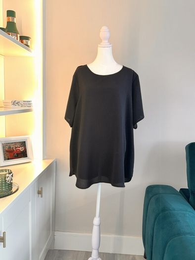 Brand New Ladies Black Top from Only Carmakoma. Size UK 24 / EU 52 cm